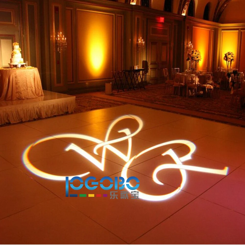 Especiais para Dropshipping Sinal de Móveis Local do Casamento Brilhante 20 w Cree Levou Interior Iluminação Projeção Gobo Efeitos Frete Grátis 8 Efeito de Iluminação de palco