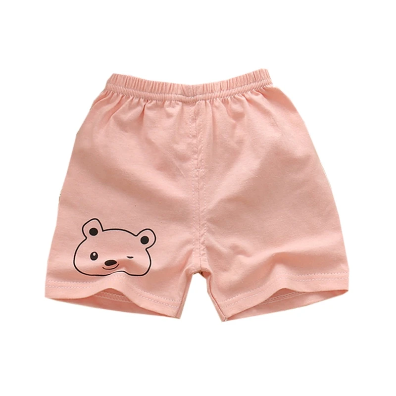 Летние детские брюки полосатые короткие штаны с рисунком детские повседневные хлопковые шорты для маленьких мальчиков и девочек - Цвет: C