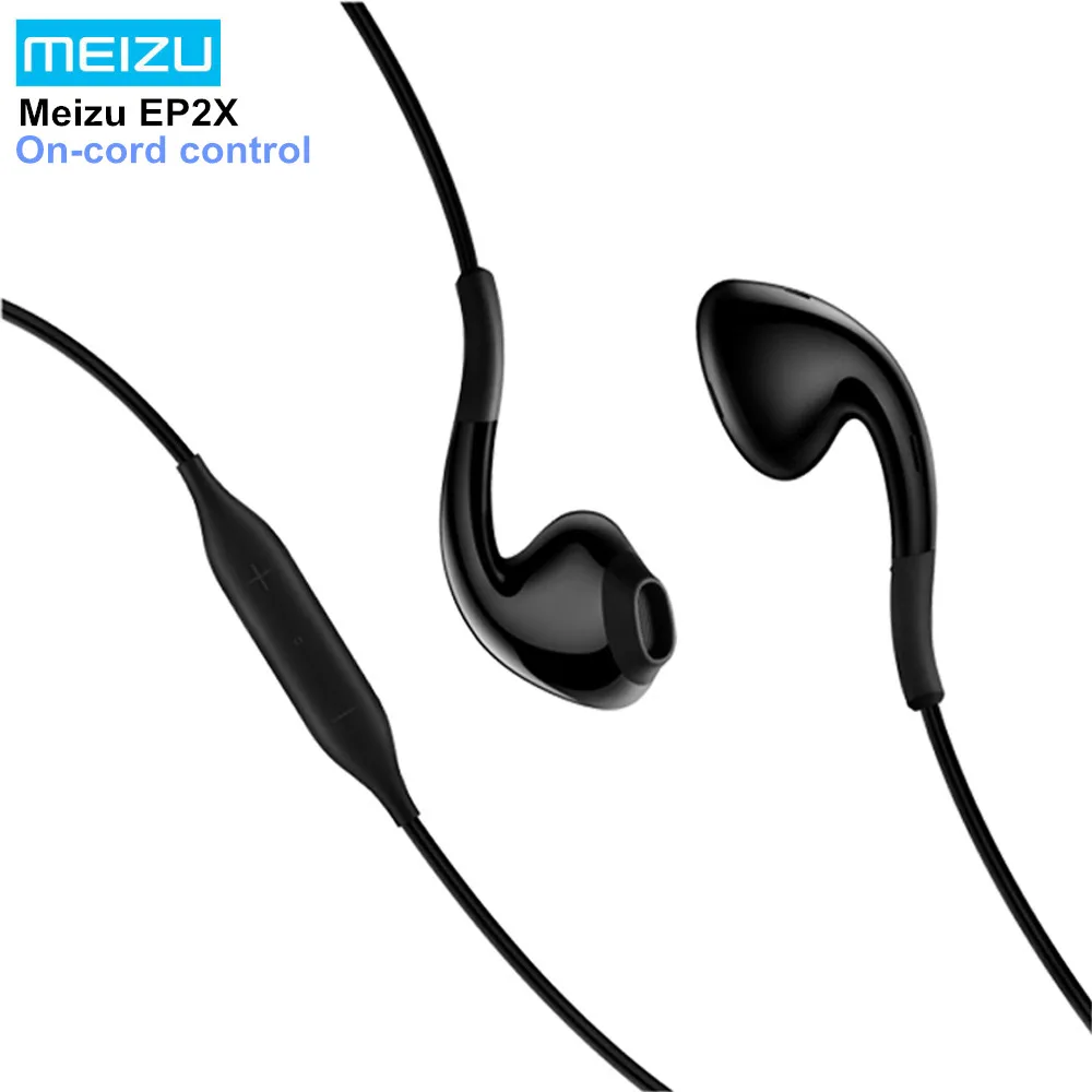 

Meizu EP2X Music In-Ear Earphones With Mic On-Cord Control 32ohms Dynamic Voice Control Wired Earphone For Sport