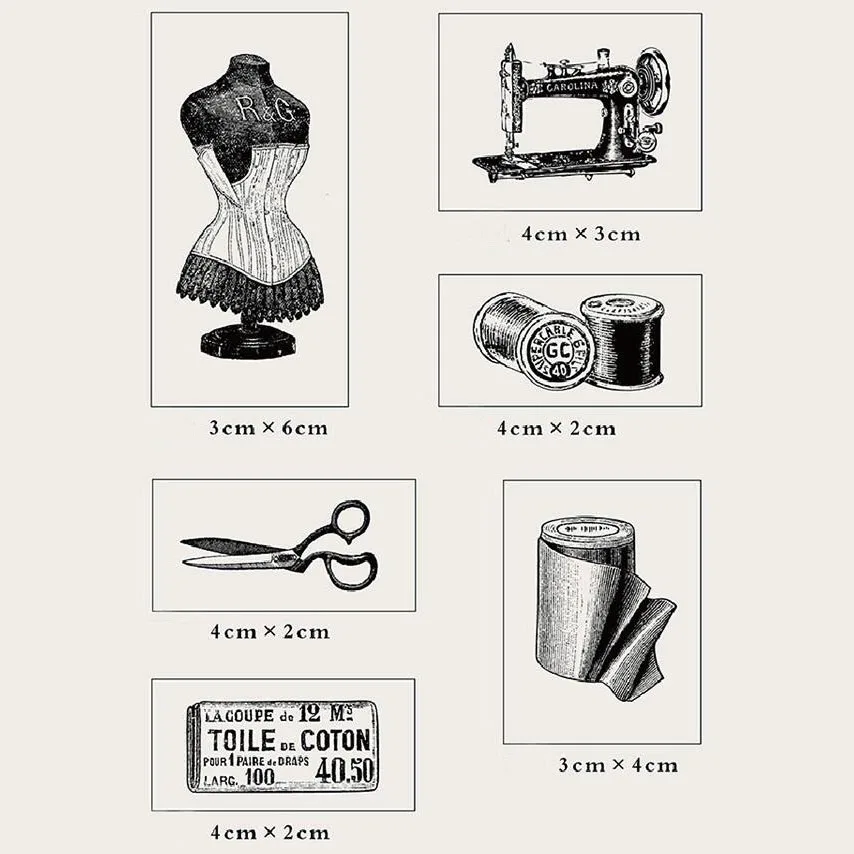 Старинная швейная машина кофе штамп времени DIY Деревянные и резиновые штампы для скрапбукинга канцелярские товары Скрапбукинг Стандартный штамп