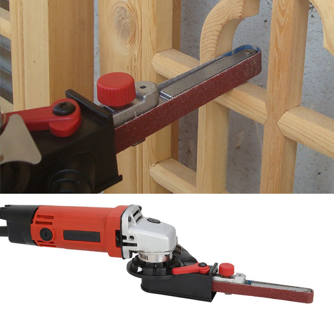 Новый DIY Sander шлифования ремень Адаптер для 125 мм 4,5 дюймов Электрический угловая шлифовальная машина для Деревообработка Металлообработка