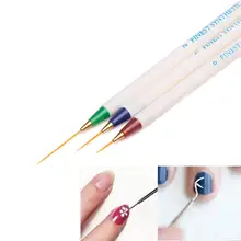BearPaw 3 шт./компл. щетки для ногтей Nail Art Дизайн Набор нанесение пунктира кисть Инструменты Nail Art инструменты Красота поставки подарок