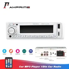 AMPrime Автомобильный MP3-плеер 1Din автомобильный Радио мультимедийный плеер Bluetooth fm-радио Авто mp3 AUX USB TF 1 Din авторадио радио стерео