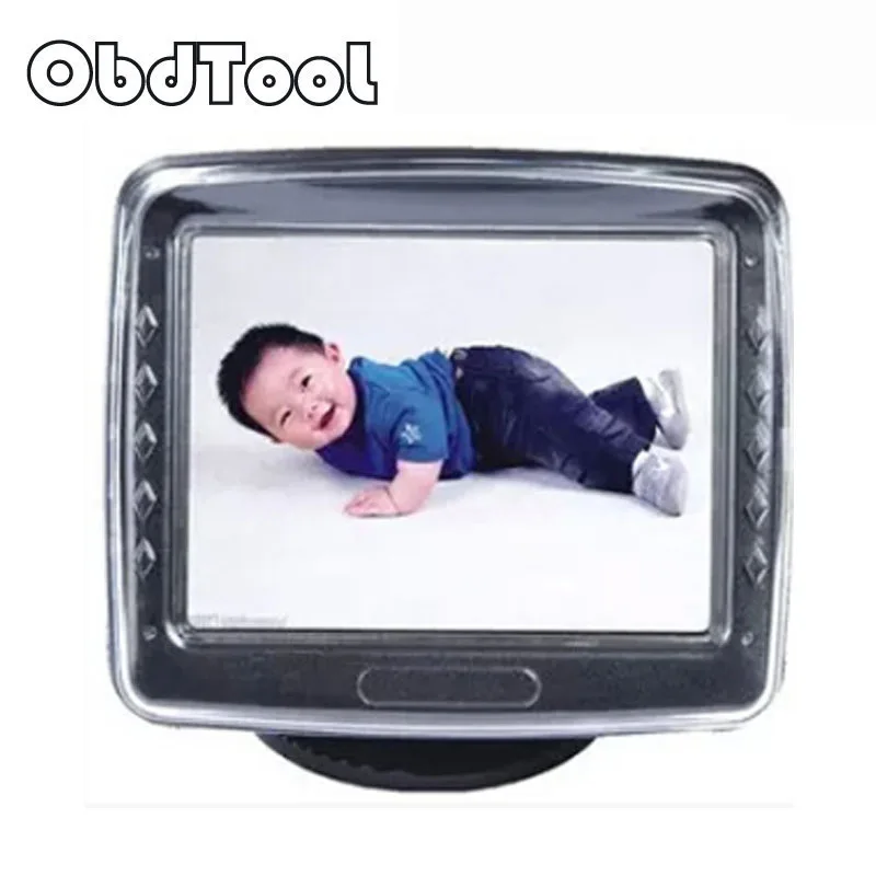 

ObdTooL 3.5'' Display Car Rear View Monitor Parking Rearview System 3.5 inch Backup Reverse Camera DVD VCD Auto TV Screen LR10