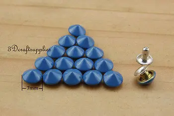 

rivets leather rivet bag clothing shoes Cone 100 sets 7 mm AT53K