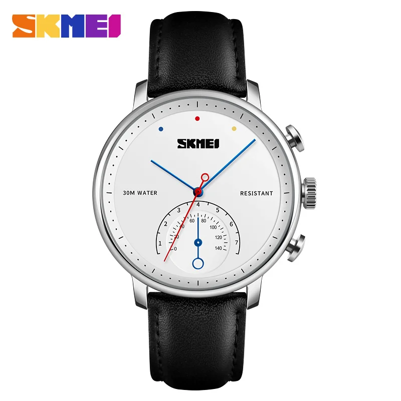 

SKMEI Business Men Watch Quartz Top Brand Luxury Mens Watches Leather Strap Men's Wrist Watch Clock Male relogio masculino 1399