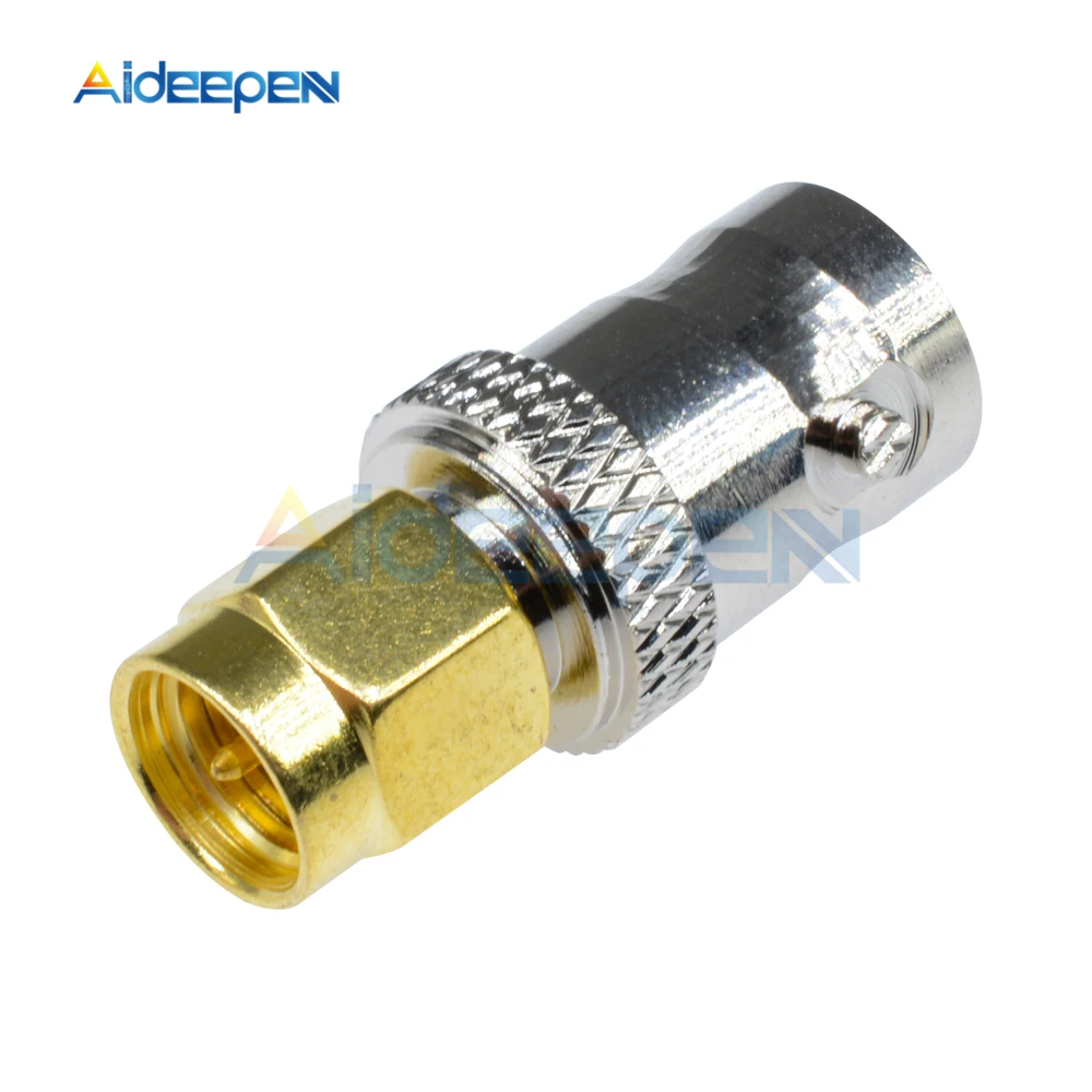 SMA Male к BNC Female RF Coax Коаксиальный Plug M/F Radio переходник для антенного