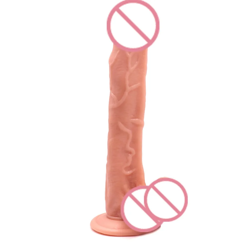 

G-Sprot Massage Sex toys for women Sex Shop Super Soft 26*4.5CM Big Dildos Female Masturbator Simulate lifelike With Strong Cup