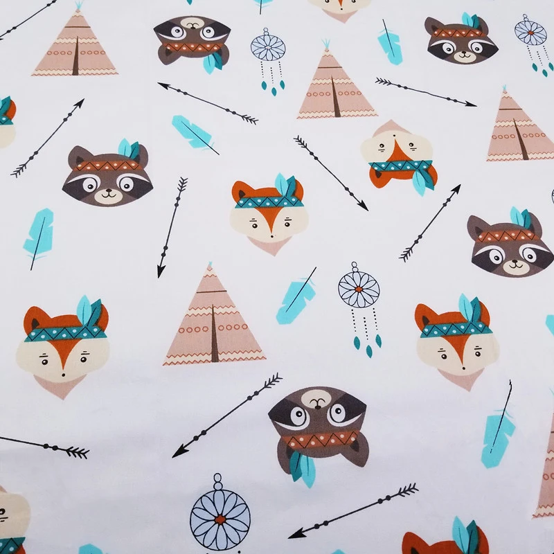 

Cotton Twill Fabric 100% Cotton Bed sheet Cloth for DIY Sewing Quilting Fat Quarters Material For Baby&Child