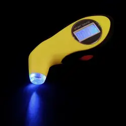 ЖК дисплей Цифровой шин Air давление Датчик метр тестер инструмент с барометром для авто мотоцикл с голубой подсветка
