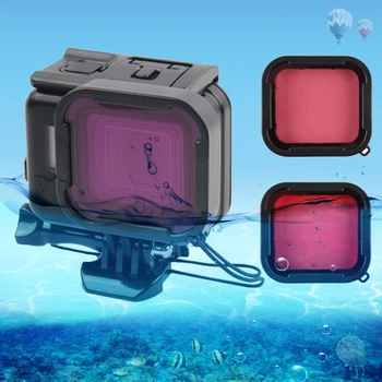 

PULUZ Waterproof Housing Protective Case+Touch Screen Back Cover For GoPro NEW HERO/HERO6/5&Buckle Basic Mount &Screw&Filters