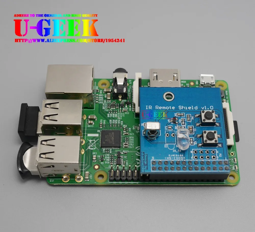 Инфракрасный приемник и плата расширения передатчика Raspberry Pi | Дистанционное