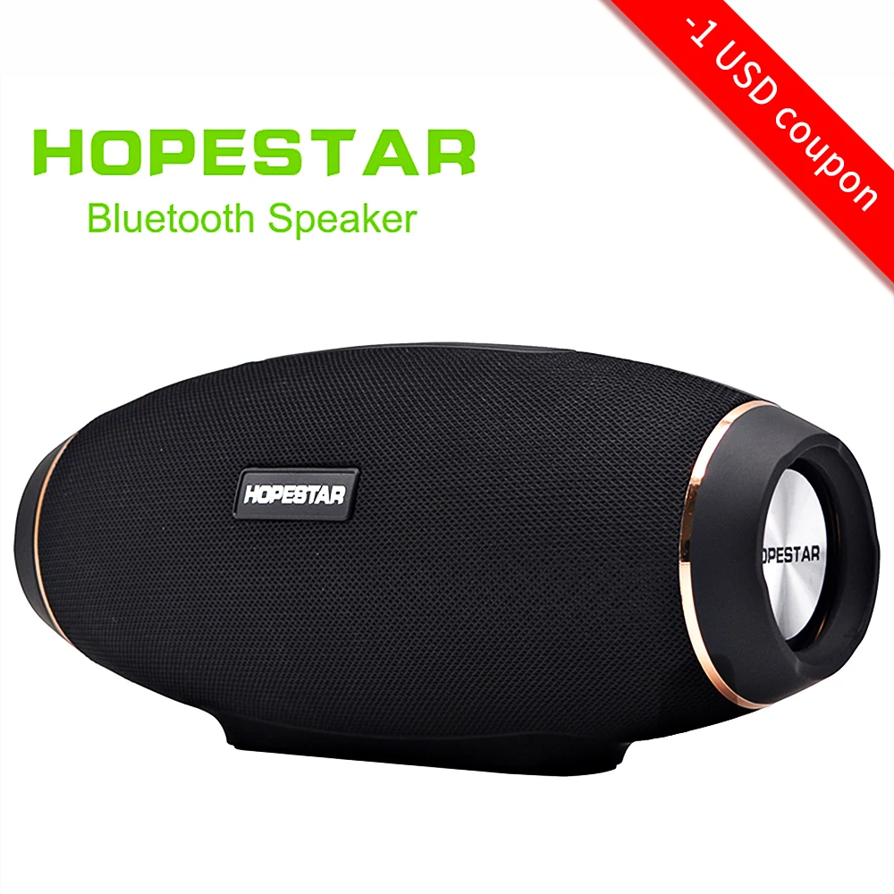 EStgoSZ HOPESTAR H20 беспроводной портативный Bluetooth 4,2 динамик 30 Вт водостойкий открытый бас эффект с power Bank USB AUX мобильный - изображение