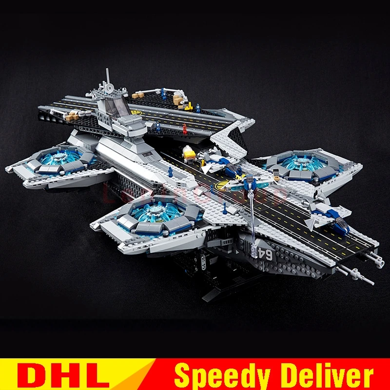 LP 07043 3057 шт. marvel Super Heroes The Shield Helicarrier наборы строительных блоков LPings игрушки Клон