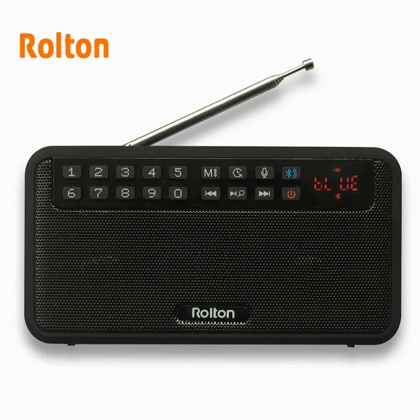 Bluetooth Колонка Rolton E500 портативная с FM радио и фонариком|bluetooth speaker|portable bluetooth speakerstereo
