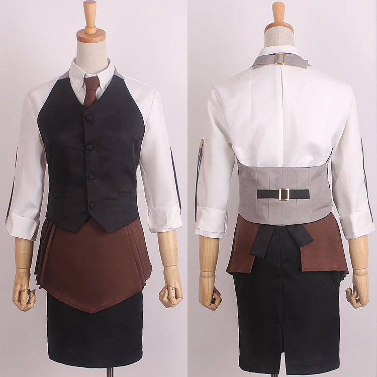 Tokyo Ghoul Touka Kirishima Faux Leather Cosplay Costume Full Set COS