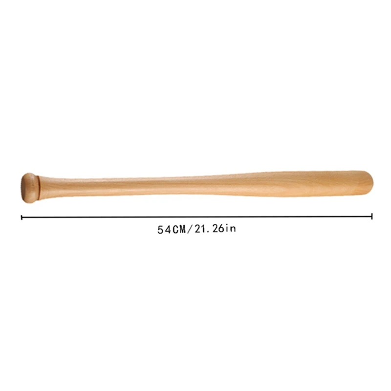 54 см Жесткая деревянная бейсбольная бита твердая деревянная бейсбольная бита профессиональная бейсбольная палочка дает впитывающий пот