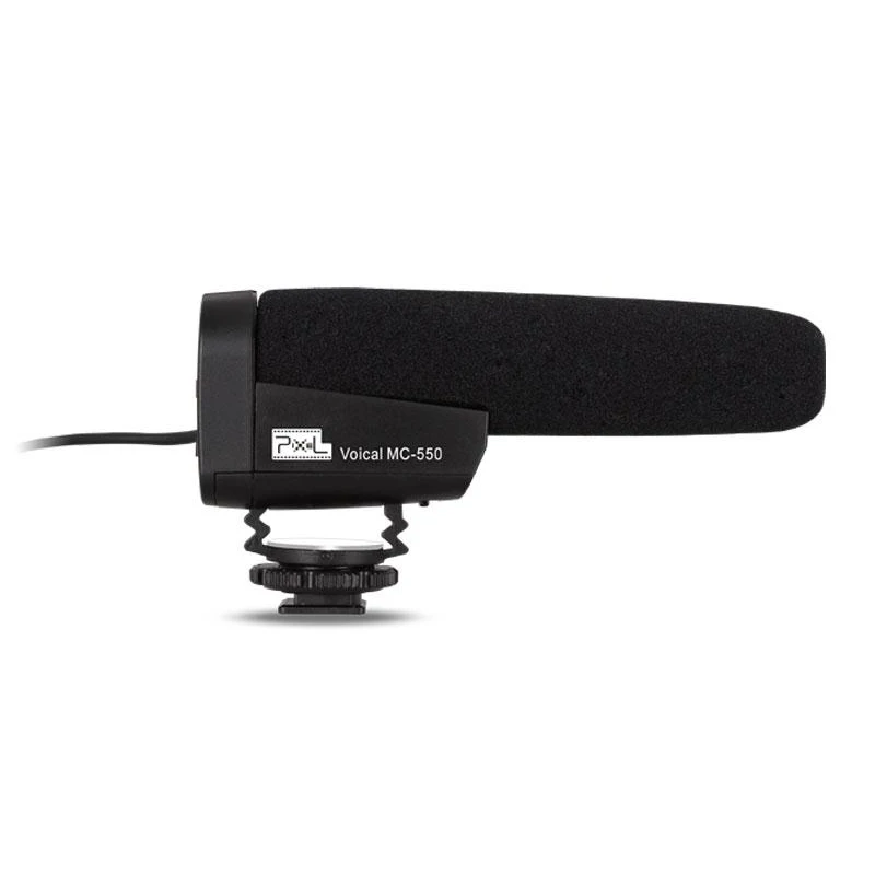 

PIXEL Microphone Voical MC-550 Pro Recording Microphone for CAN Nikon Sony Pentax DSLR Camera and Camcorder