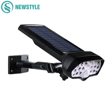 

LED Solar Light PIR Motion Sensor Solar Lamp Waterproof Solar Powered Spotlights Wall Lamp For Outdoor Garden Decoration