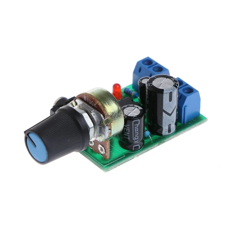LM386 мини аудио усилитель мощности плата DC 3V ~ 12V 5V Модуль Регулируемый объем T25