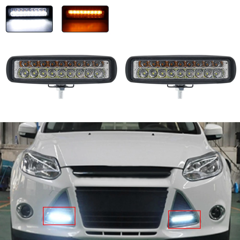 Hot Selling 6 inch 54W LED Work Light Flood Beam Truck Light For Jeep Motorcycles Offroad 4x4 ATV 4WD SUV UAZ Car Fog Light (23)