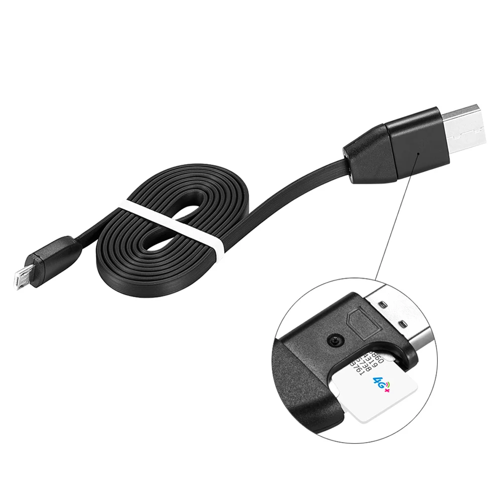 

3 in 1 GIM Answer Monitor USB Charging Data Transfer Cable GPS Locator GPS Position Line Tracking Cord Compatible with SIM Card