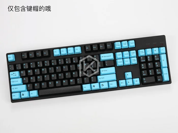 Taihao abs двойные брелки для diy игровой механической клавиатуры цвет wangziru синий белый серый красный оранжевый фиолетовый - Цвет: keycaps color pulse