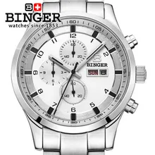 fashion 2016 brand Binger top quality luxury Wholesale Retail CHRONOGRAPH Watch Original box Certificate Wrist Watches