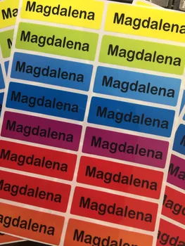 

90 pcs Personalize Your Own Name Stickers In Arial Rounded Font Labels for office book stationary Scrapbooking FREE SHIPPING