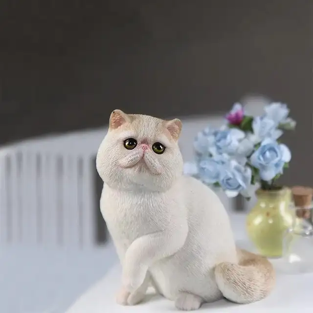Estartek Original Mr Z 1 6 Resin Cute Exotic Shorthair Persian Cat