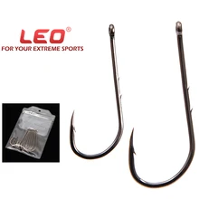 LEO 20 штук с высоким содержанием углерода Сталь бронзовых морских рыболовных крючков нарезанный хвостовик Baitholder колючей приманка для рыболовного крючка Размеры 1/0 2/0 3/0 4/0 5/0 6/0