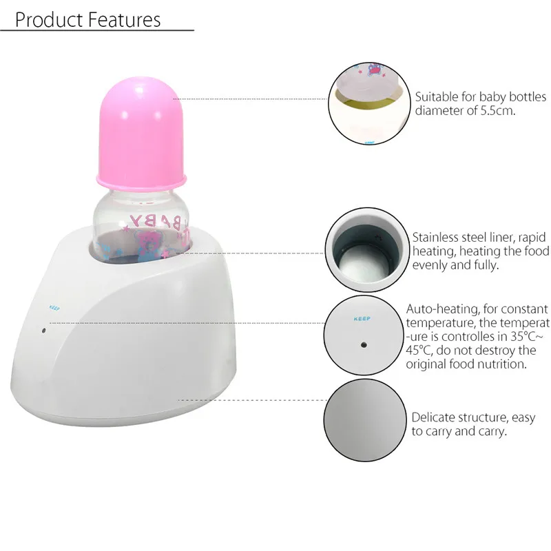 3 in 1 Multifunction Baby Bottle & Food Warmer Sterilizers Heater with Indicator Milk Warm Device Baby Feeding Food Accessories