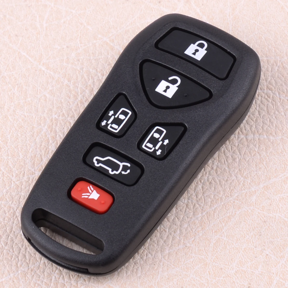 

beler Keyless 6 Buttons Remote Car Key Shell Case Fob Transponder fit for Nissan Quest 2004 2005 2006 2007 2008 2009