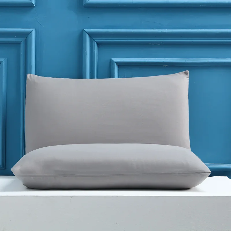 

2 pcs Sanding solid pillowcases Bedroom pillow cover 10 color 75 CM*50 CM Ventilation Washable Pure color