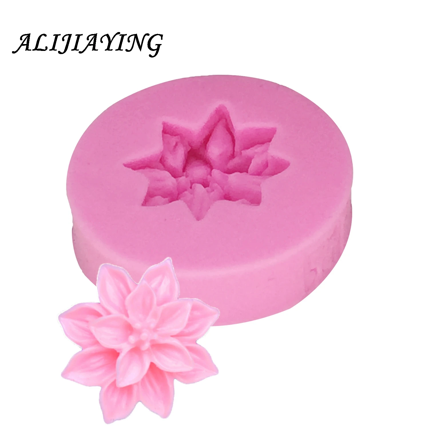 

1Pcs Flower Silicone Mold Sugarcraft Embossed Fondant Cake Decorating Tools Fimo Clay Candy Jelly Chocolate Gumpaste Molds D0285