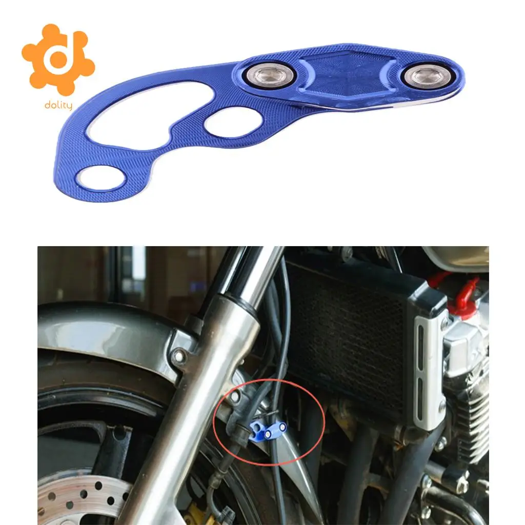 Motorcycle Motorbike Oil Pipe Cable Line Tube Hose Clamp Clip