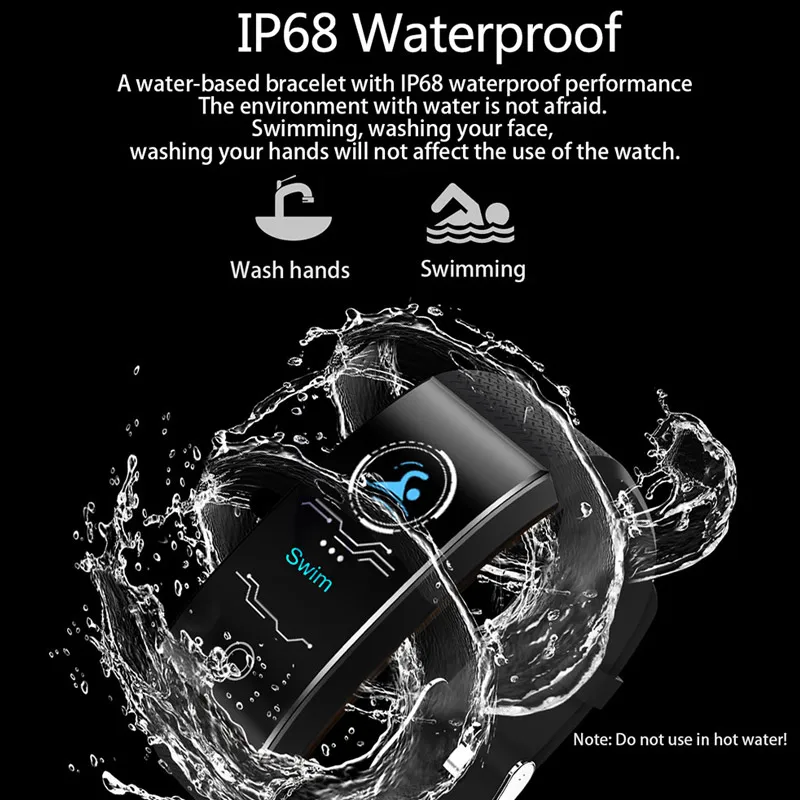 Smart Watch Blood Pressure Heart Rate Monitor Smartwatch IP68 Waterproof GPS Fitness tracker Watch Smartwatch Men Women Bracelet Smart Watch Blood Pressure Heart Rate Monitor Smartwatch IP68 Waterproof GPS Fitness tracker Watch Smartwatch Men Women Bracelet
