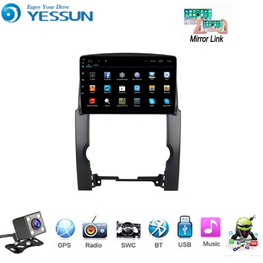 Perfect YESSUN For Kia Sorento 2008~2013 Car Android Multimedia Player GPS Navigation Big Screen AUTO Radio Bluetooth 2 Perfect YESSUN For Kia Sorento 2008~2013 Car Android Multimedia Player GPS Navigation Big Screen AUTO Radio Bluetooth 2