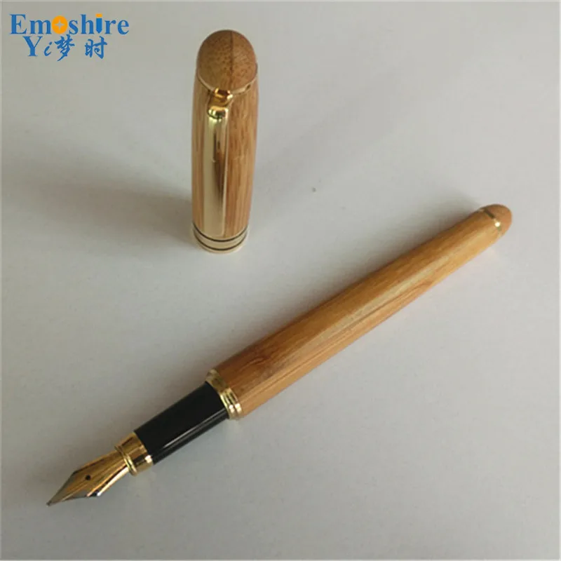 Creative Bamboo Fountain Pen Boutique Practical Bamboo Fountain Pen for