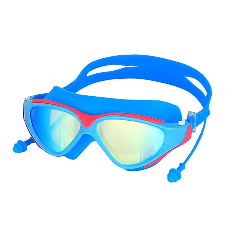 Swimming Accessories Ear Plug Swimming Goggles UV Shield Anti Fog Swim