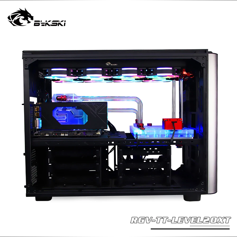 

BYKSKI Acrylic Board use for TT LEVEL20XT Computer Case / Water Channel Solution for CPU and GPU Block / 3PIN RGB Light
