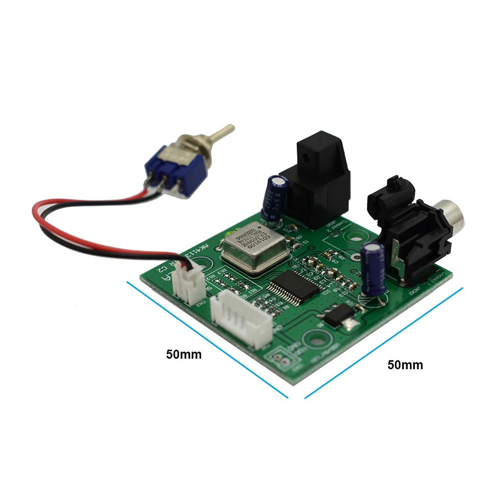 Lusya SPDIF коаксиальное волокно AK4113 плата приемника I2S выход для ЦАП платы 32 ~ 192 кГц G10