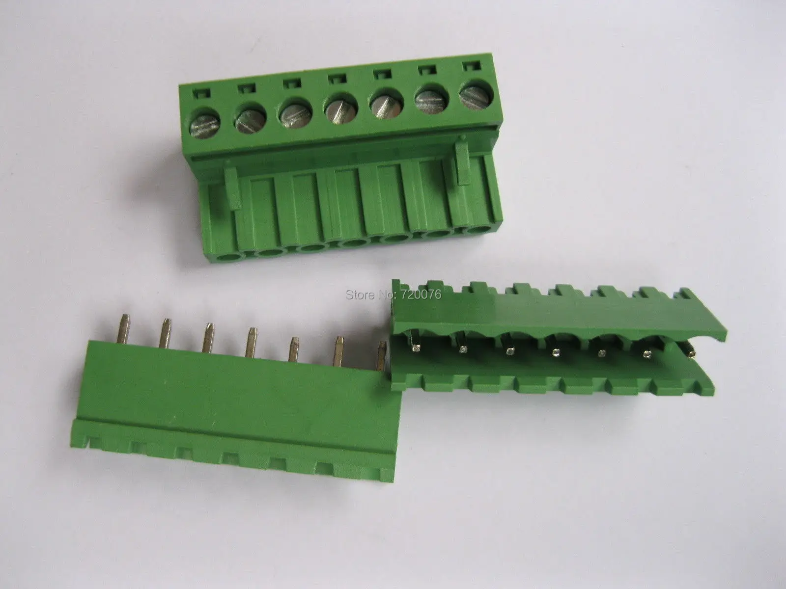 50 pcs Green 7 pin 5.08mm Screw Terminal Block Connector Pluggable Type | Обустройство дома