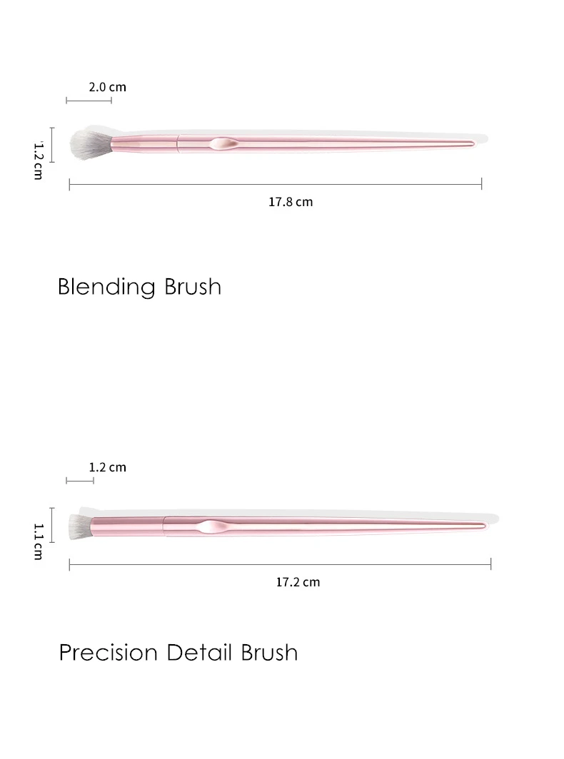 Pincel de Maquiagem Conjunto com o Bolsa de pó Marca Laser Rosa Blush Sombra Blending Highlighter Maquiagem Lápis Cosméticos Ferramenta Wnw 10pcs 11 Beleza e saúde