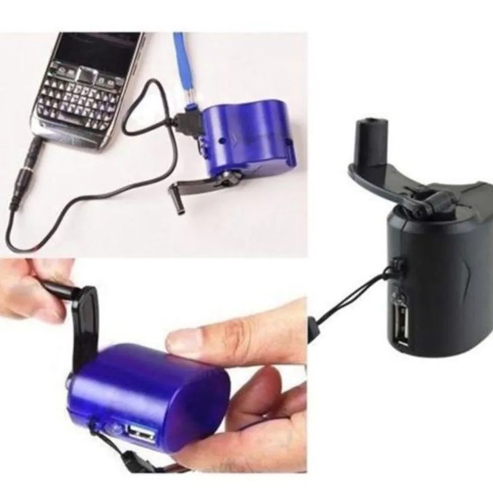 Hand-Winding Charger With The Interface Of USB Hand Crank Charger Generator Manual Mobile Emergency Phone Charger#277540