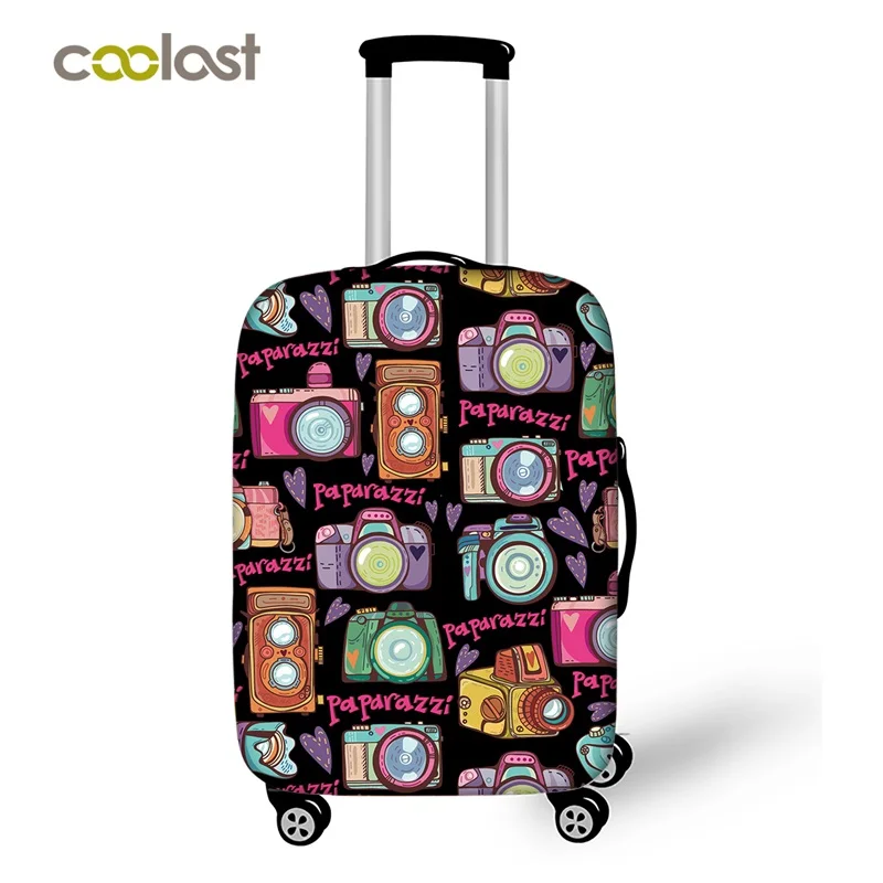 18-28 дюймов милый розовый чемодан для камеры, чехол для женщин, багаж для путешествий, чемодан, протектор для девочек, тележка, прочный защитный чехол - Цвет: APXT BPDDW03