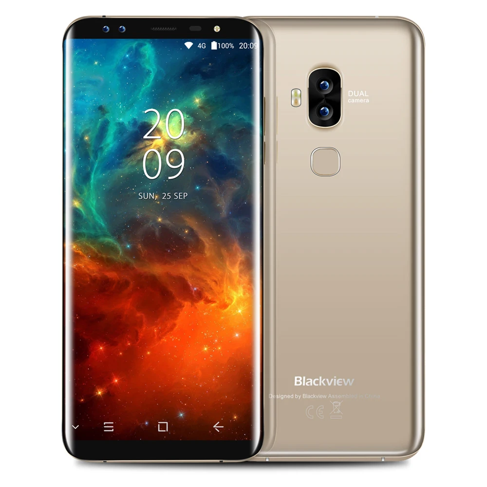 Blackview S8 4G телефон 5 7 дюймов Android 0 MTK6750T Восьмиядерный 4 Гб ОЗУ 64 ПЗУ две фронтальные