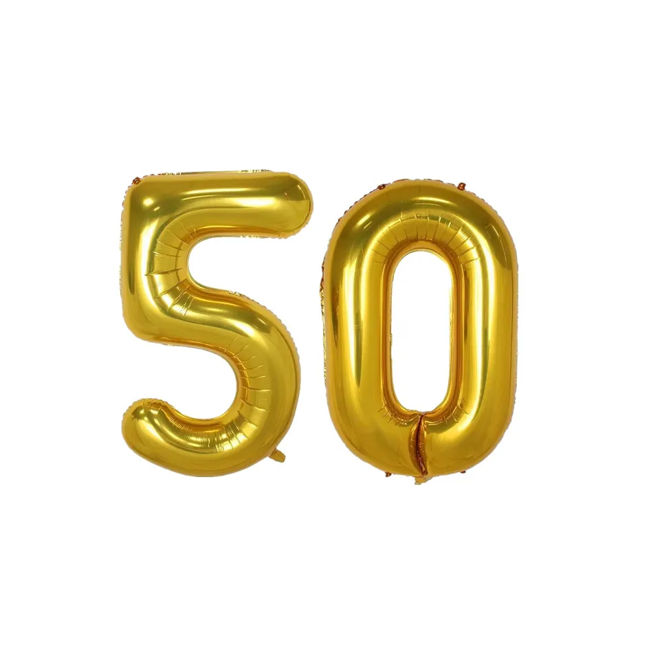 Градиент Цвет воздушный шар из фольги для вечеринок 30th 40th 50th 60th праздничных воздушных шаров "30 40 50 60 товары для дня рождения; Юбилей вечерние декорацией - Цвет: 19