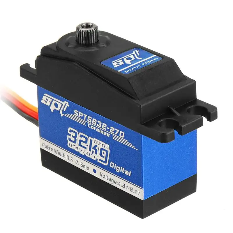 SPT Servo SPT5632 270 32 кг Бескаркасный цифровой сервопривод большой крутящий момент
