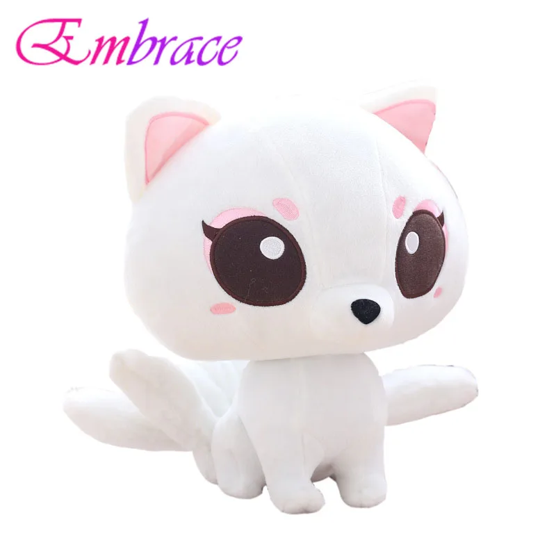 

Stuffed animals plush big eyes soft white kawaii fox stuffed animals birthday fox toys girlfriend gift plush toy monster